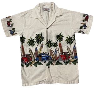 Pacific Legend Apparael Classic Cars Hawaiian Shirt Small